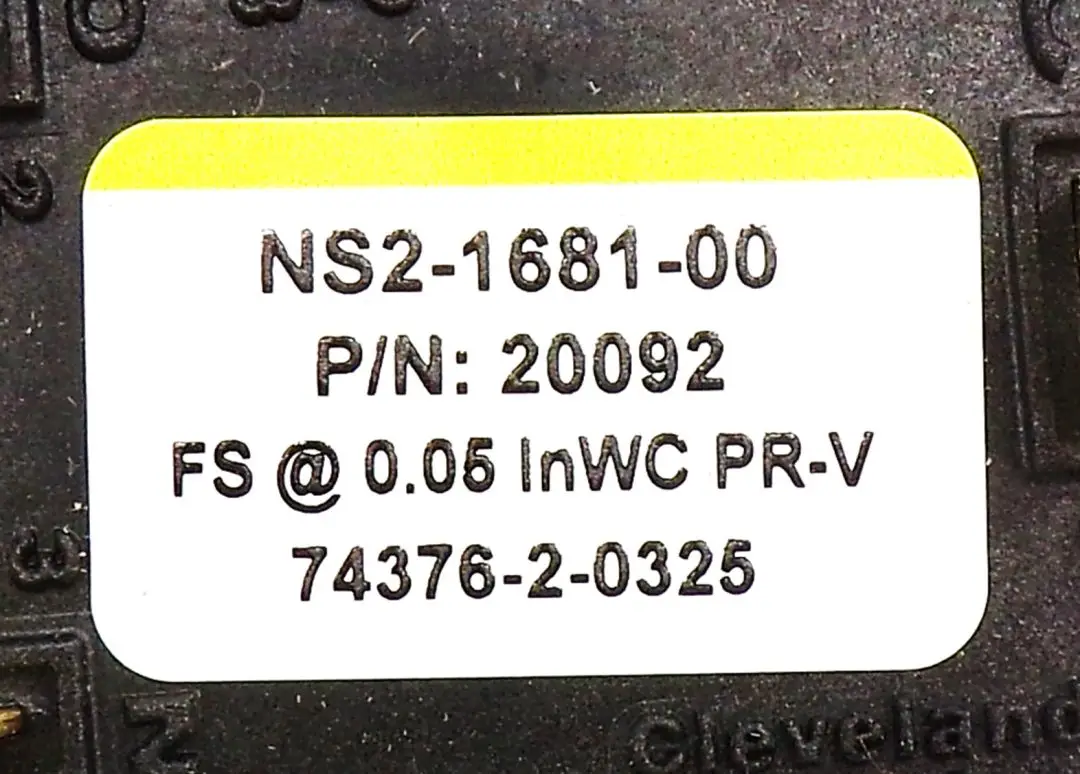 NBK-20092 VAC PRESSURE SWITCH - Image 2