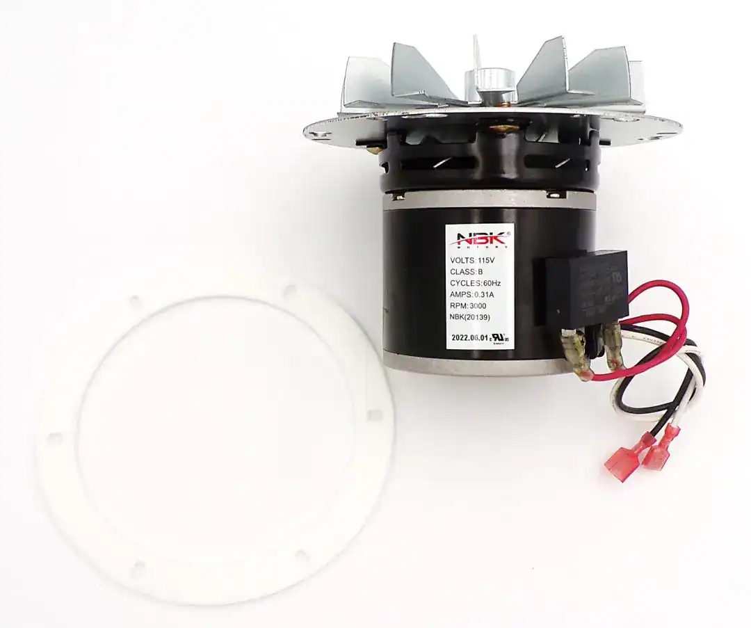 NBK-20139 BLOWER MOTOR, EXHAUST 115V, 60HZ, 3000 RPM, 0.31A