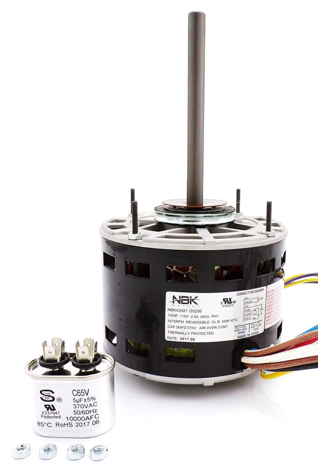 NBK-20206 DIRECT DRIVE BLOWER MOTOR 1/6 HP