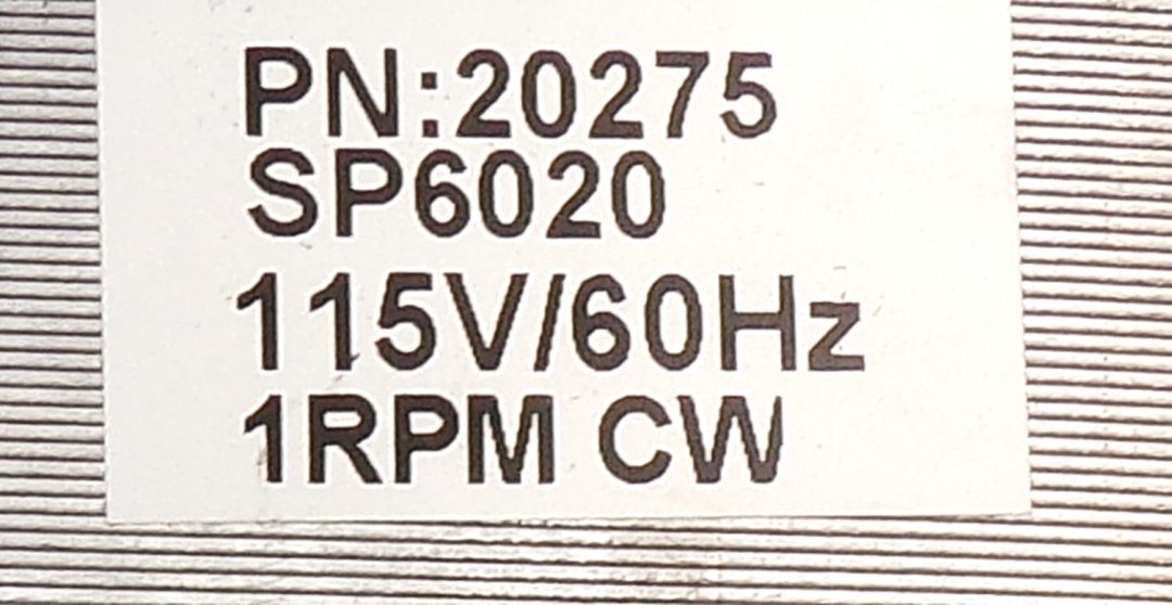 NBK-20275 AUGER MOTOR 115V, 60HZ, .45 AMPS - Image 3