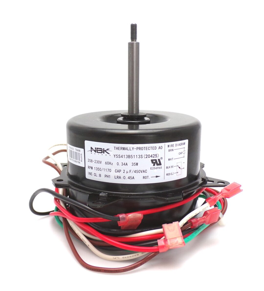 NBK-20425 CONDENSOR MOTOR 208/230V, 35W, 1350/1170 RPM