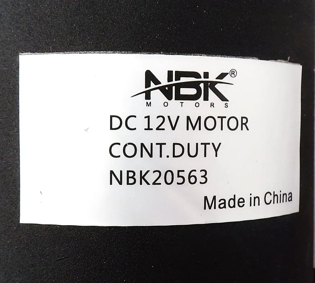 NBK-20563 - MOTOR DC 12V W/GASKET 55W, 2730 RPM - Image 4