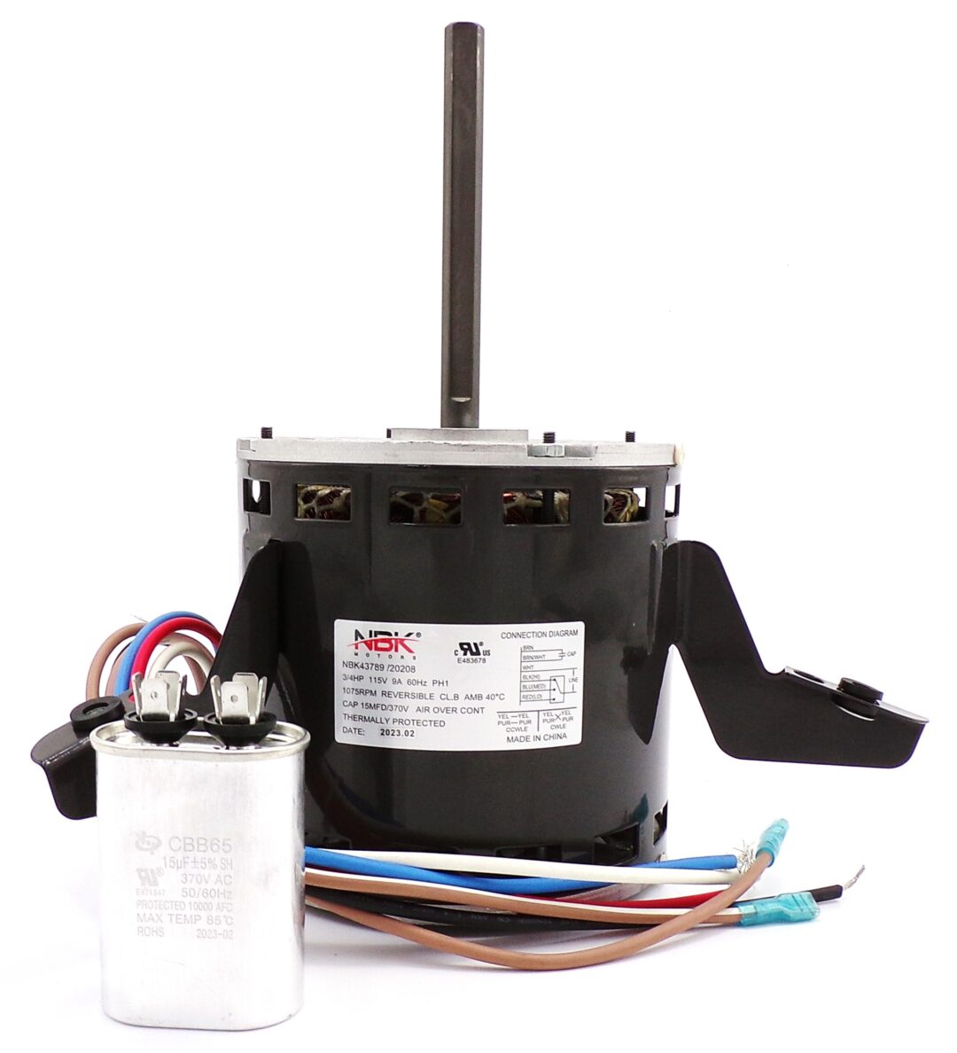 NBK-20208 DIRECT DRIVE BLOWER MOTOR 3/4 HP
