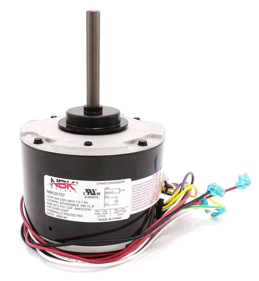NBK-20797 CONDENSER MOTOR 208/230V 1/5 HP
