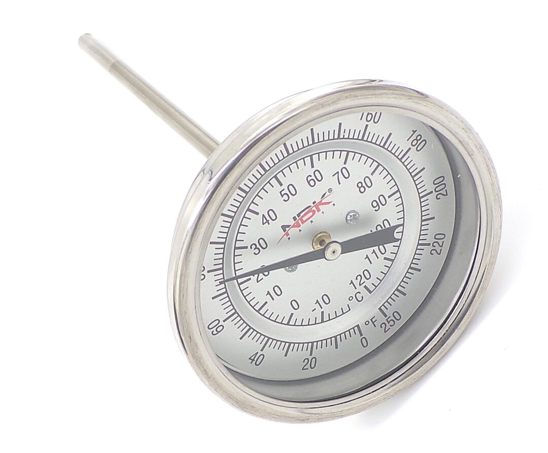 NBK-20813 THERMOMETER 0-250F (20-120C), 3 IN DIAL, 6 IN STEM