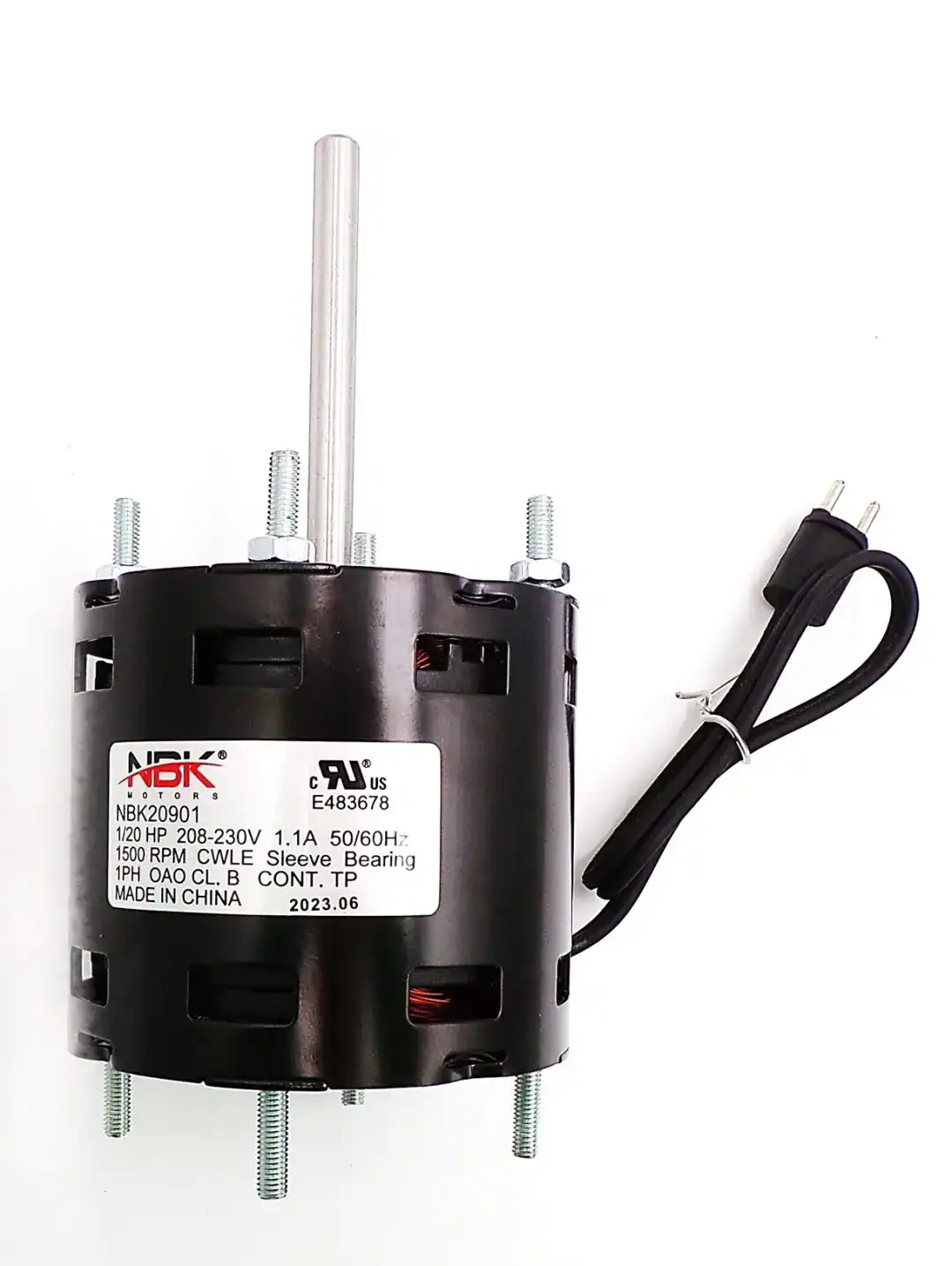 NBK-20901 FAN MOTOR 208/230V 50/60HZ