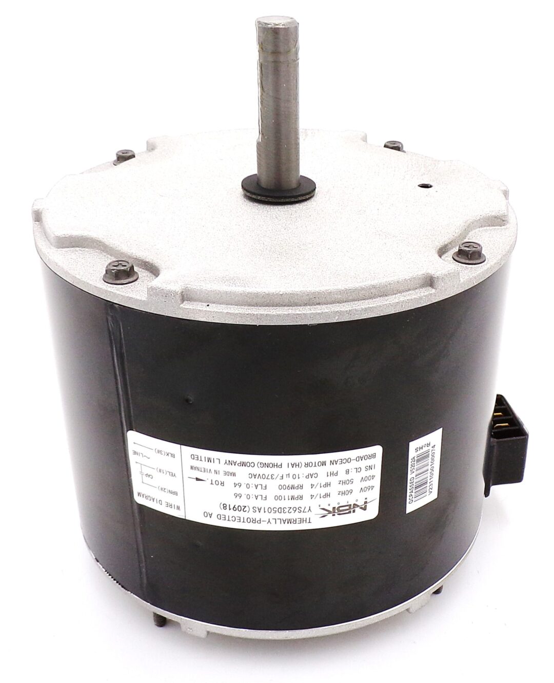 NBK-20918 CONDENSOR MOTOR 460/400V, 1/4 HP, 1100/900 RPM