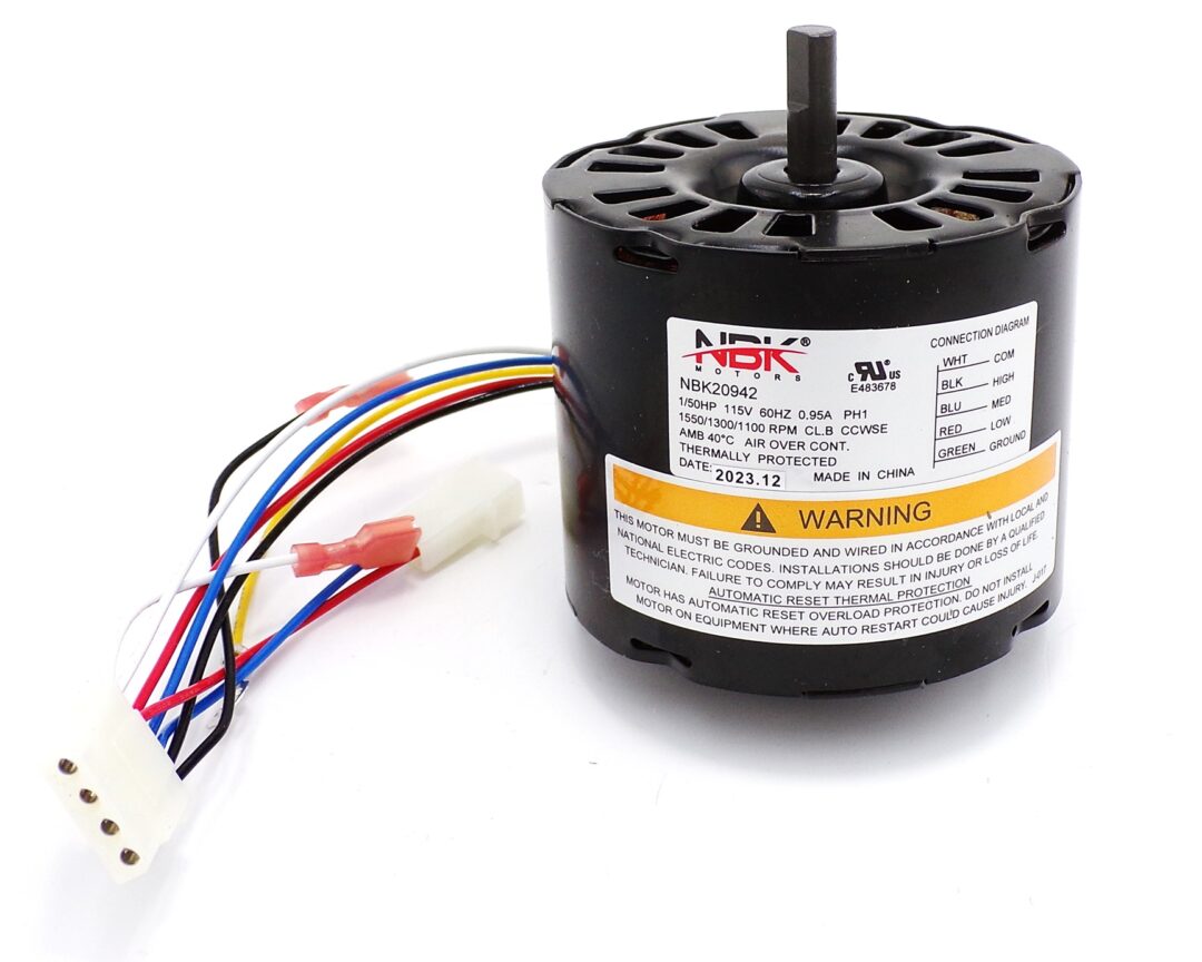 NBK-20942 BLOWER MOTOR 115V 60HZ, 3 SPEED