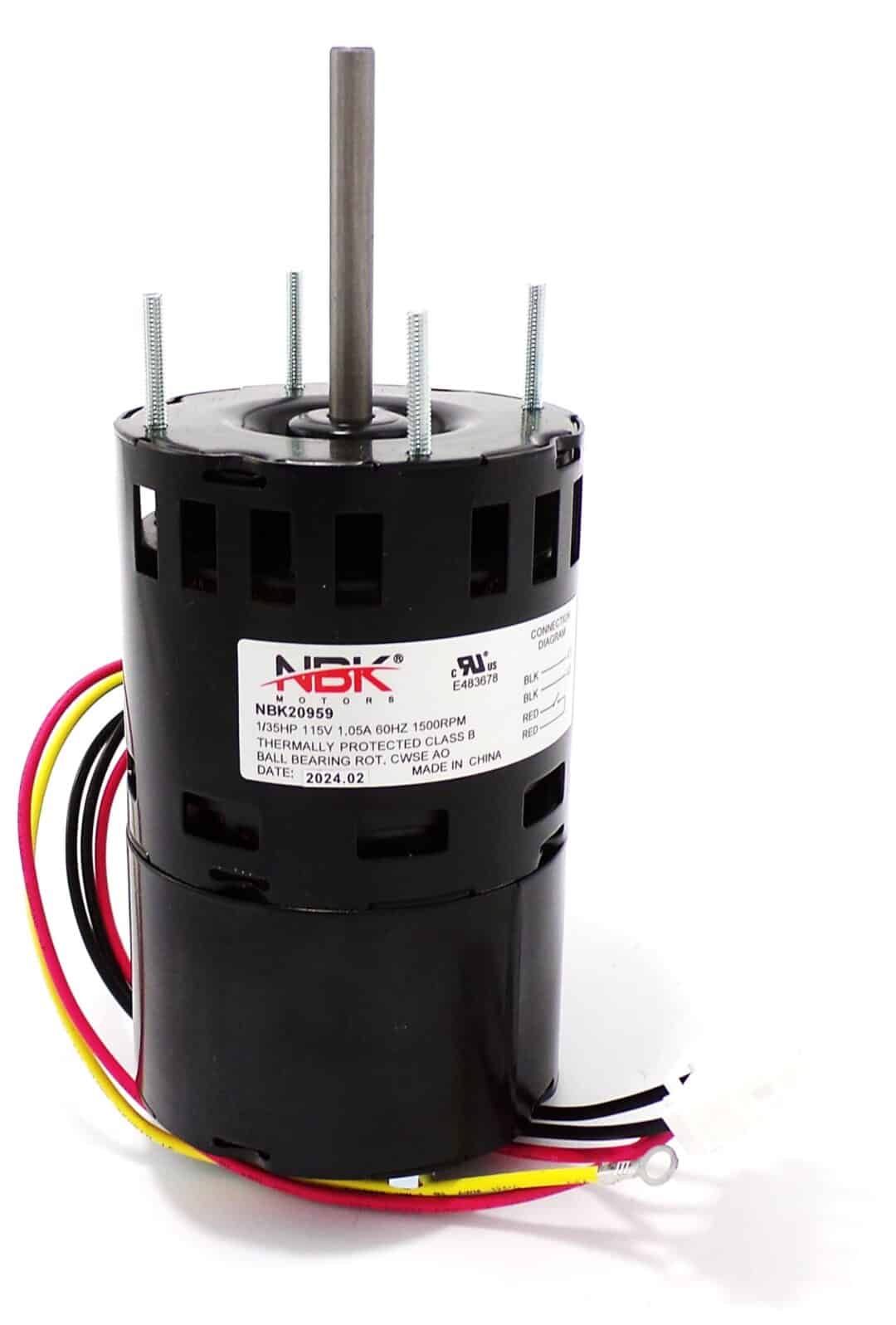 NBK-20959 FURNACE DRAFT INDUCER 115V, SINGLE SPEED