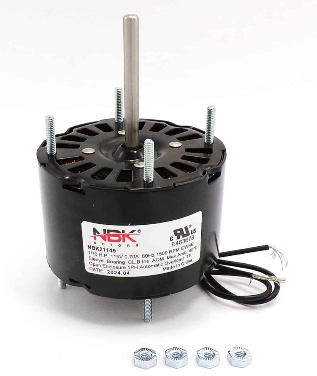 NBK-21149 MULTI PURPOSE FAN MOTOR 115V/60HZ