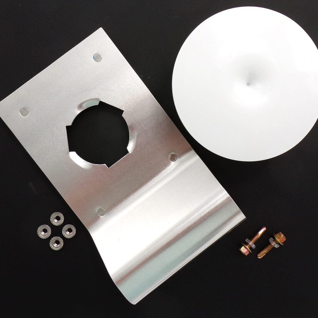 NBK-21043 BLOWER BRACKET WITH DEFLECTOR (SQUARE)