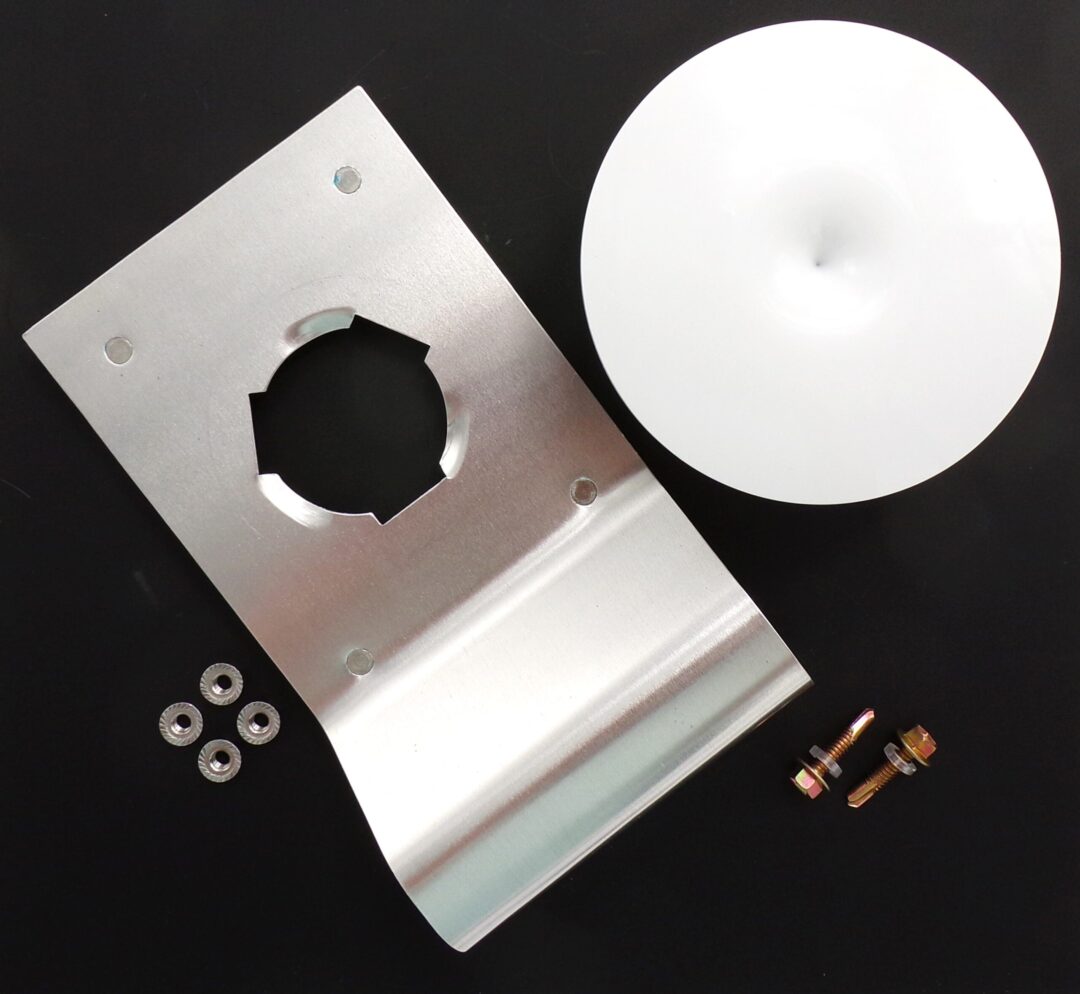 NBK-21043 BLOWER BRACKET WITH DEFLECTOR (SQUARE)