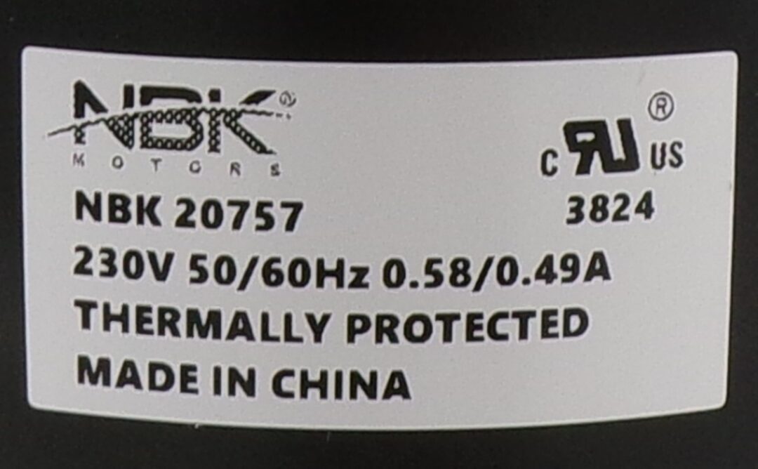 NBK-20757 BLOWER MOTOR 230V - Image 4