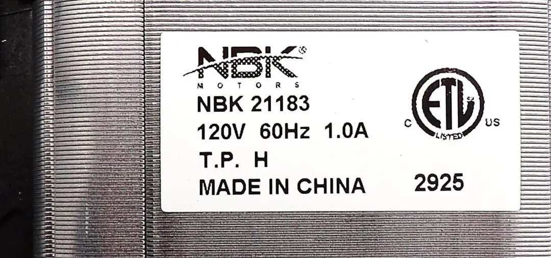 NBK-21183 CONVECTION BLOWER MOTOR 300MM X 60MM RH - Image 3