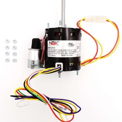 NBK-12419 Fan Motor 115/230V 1.0/.5 AMPS, RPM 1550/1400 1/12 HP