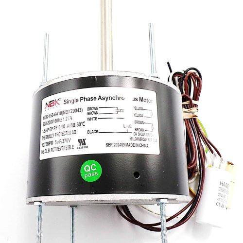 NBK-20043 CONDENSOR MOTOR 208-230V, 1/5 HP W/CAPACITOR