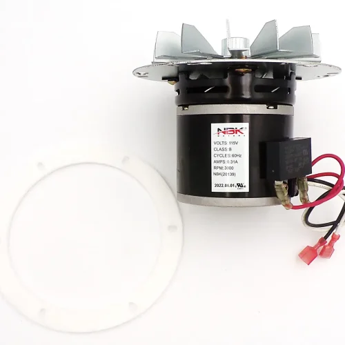 NBK-20139 BLOWER MOTOR, EXHAUST 115V, 60HZ, 3000 RPM, 0.31A