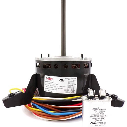 NBK-20201 BLOWER MOTOR 1/2 HP 115V, 1075 RPM