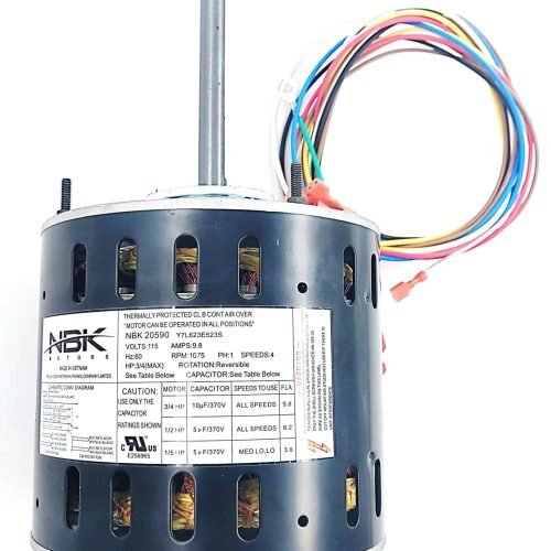 NBK-20590 DRIVE BLOWER MOTOR 115V, 1075 RPM, 3/4-1/5 HP FDL6002A