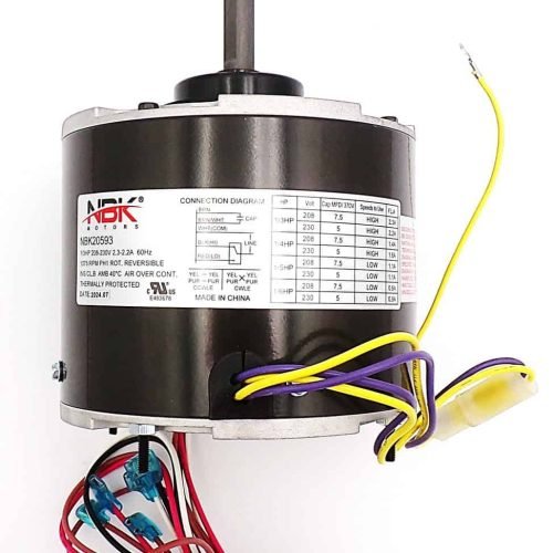 NBK-20593 CONDENSER MOTOR 208-230V, 1075 RPM, 1/6-1/3 HP