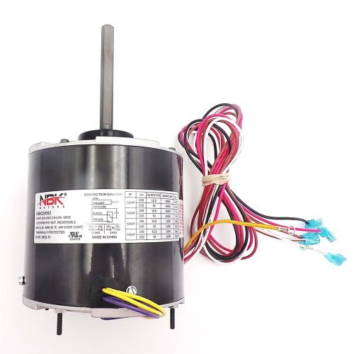 NBK-20693 CONDENSER MOTOR 208-230V, 1075 RPM, 1/2-1/5 HP