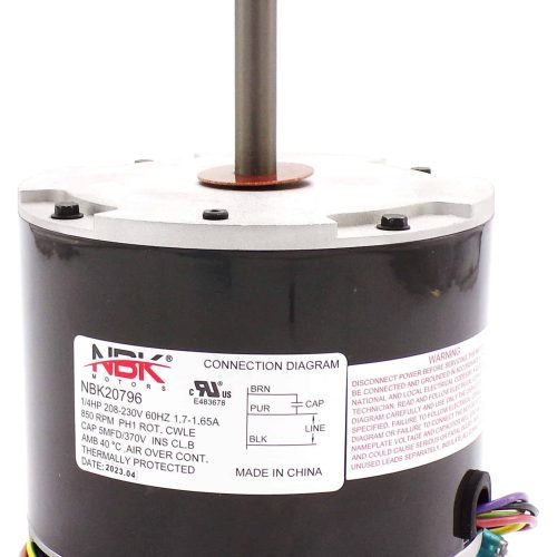 NBK-20796 CONDENSER MOTOR 208/230V 1/4 HP